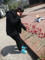 Возложение цветов к мемориалу “Вечный огонь”