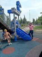 Отдых в сквере Кузьменчука